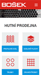 Mobile Screenshot of hutni-materialy.cz